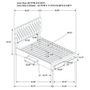 Soledad Panel Platform Storage Bed