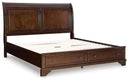Trellington Sleigh Storage Bed