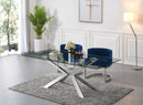 Juno Chrome Dining Table