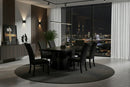 D03 Dining Table + D03DC Black