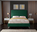 Jasmine Green Velvet Full Bed