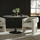 Tulip Matte Black Dining Table