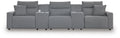 Modmax II Power Reclining Sectional with Consoles