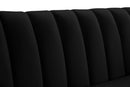 Dixie Black Velvet Sofa
