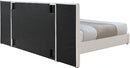 Pablo Cream Velvet King Bed