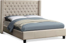 Ashton Beige Linen King Bed