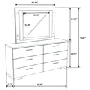 Felicity Dresser with LED Mirror