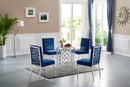Opal Chrome Dining Table