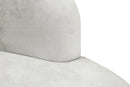 Mitzy Cream Velvet Loveseat