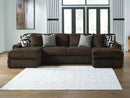Midnight-Madness Double Chaise Sectional