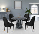 Omni Black Velvet Dining Chair