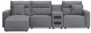 Modmax II Reclining Sectional with Chaise and Audio Console