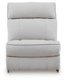 Social Pointe Reclining Sectional with Storage Consoles