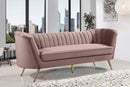 Margo Pink Velvet Sofa