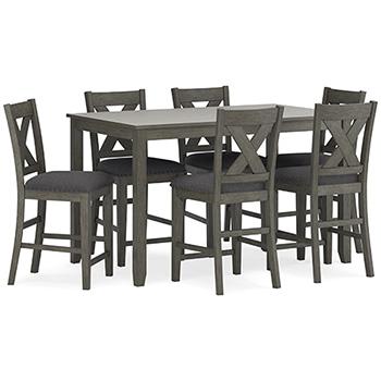 Caitbrook Counter Height Dining Table and Bar Stools (Set of 7)