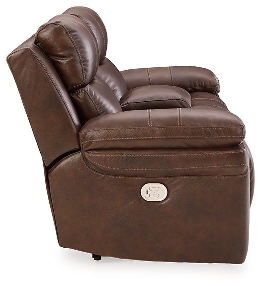 Edmar Power Reclining Loveseat with Console