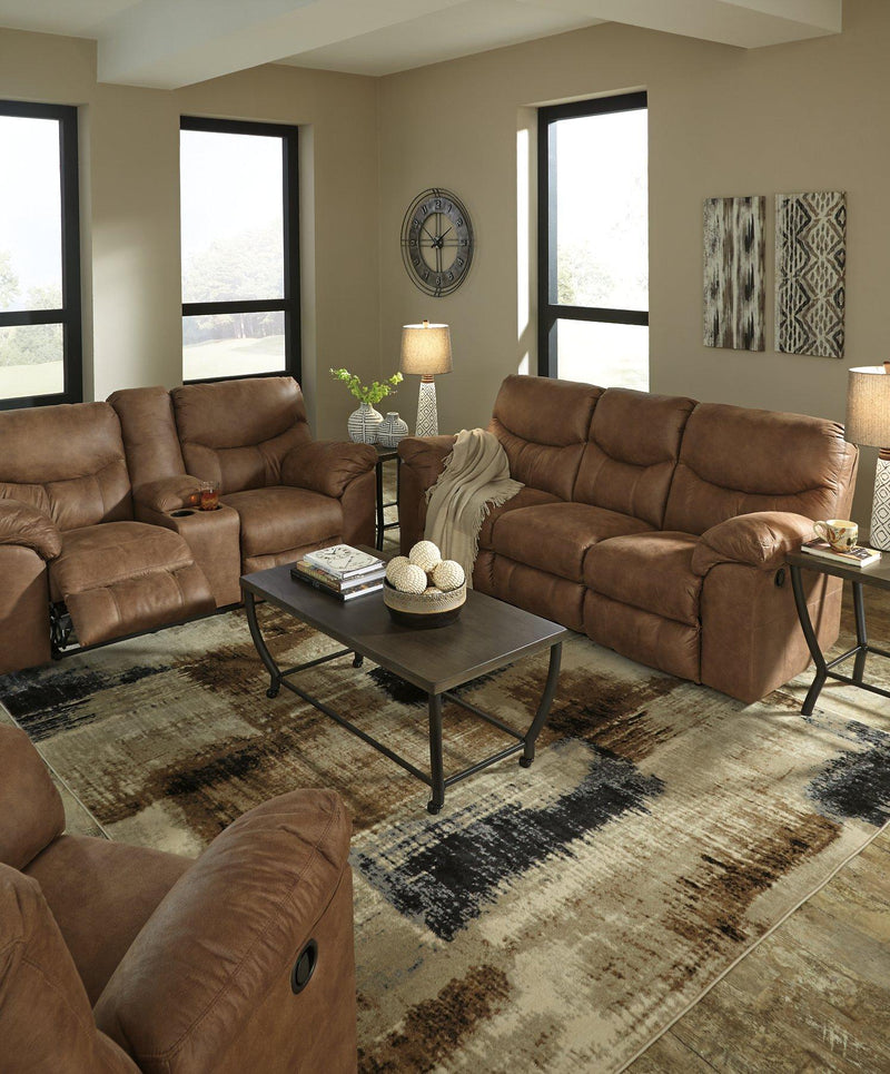 Boxberg Reclining Loveseat with Console