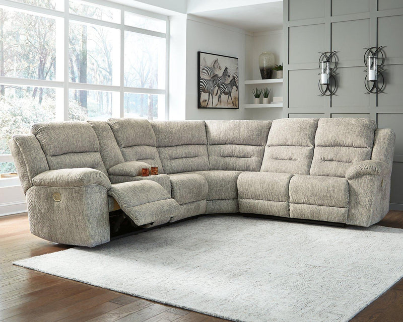 Family Den Power Reclining Sectional