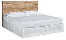 Hyanna Panel Storage Bed with 2 Under Bed Storage Drawer