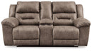 Stoneland Reclining Loveseat with Console
