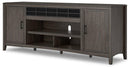 Montillan 84" TV Stand with Electric Fireplace