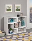 Velma Convertible TV Console and Bookcase White