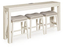 Robbinsdale Counter Height Dining Table and 3 Barstools Set