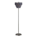Meg Black/Chrome Floor Lamp image