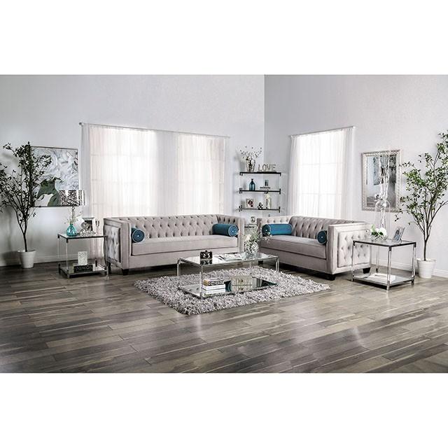 Silvan Gray Love Seat