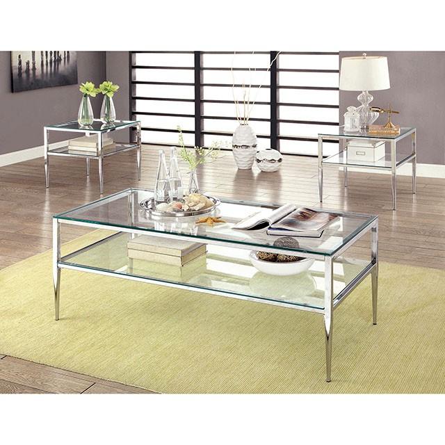 TANIKA Chrome End Table, Chrome image