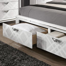 EMMELINE Queen Bed, White