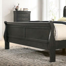 LOUIS PHILIPPE Cal.King Bed, Gray