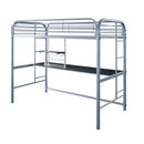 Opal Iii Silver Twin Loft Bed