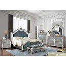 Azha Silver/Gray Queen Bed