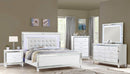 Galaxy Home Sterling 3 Drawer Nightstand in White GHF-808857739766