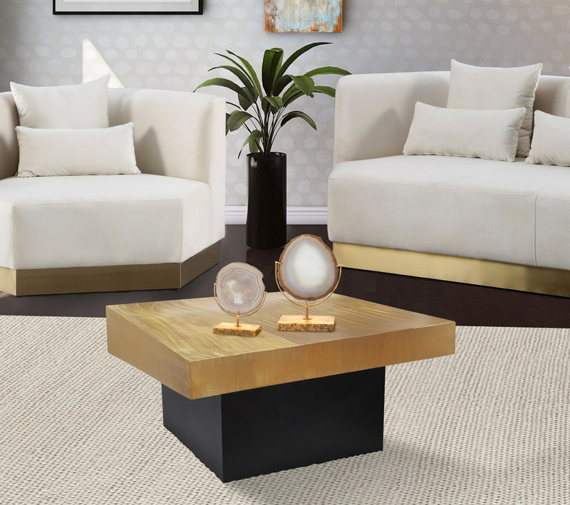 Palladium Gold Coffee Table