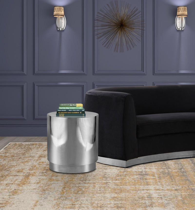 Jazzy Silver End Table