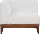 Rio Off White Waterproof Fabric Outdoor Patio Modular Corner Chair