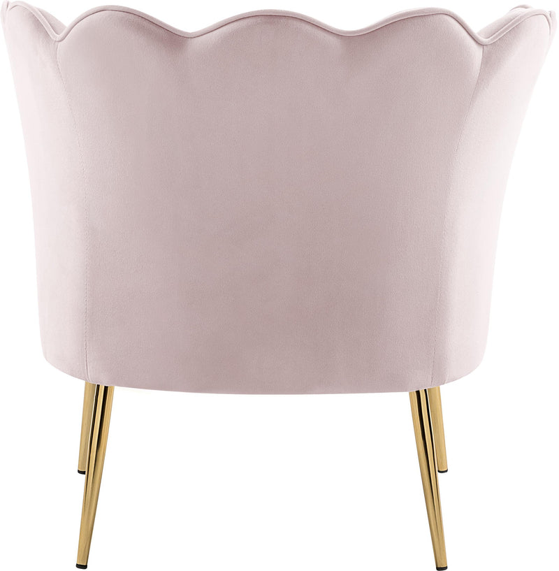 Jester Pink Velvet Accent Chair