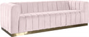 Marlon Pink Velvet Sofa image