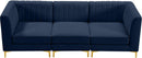 Alina Navy Velvet Modular Sofa