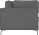 Julia Grey Velvet Modular Sofa