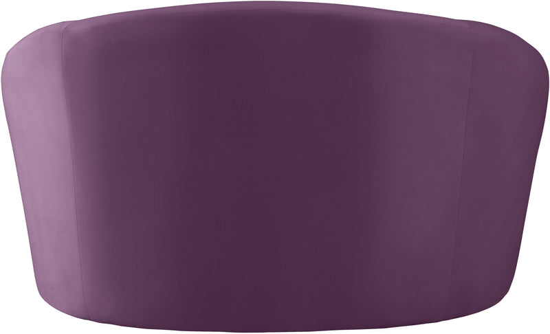 Riley Purple Velvet Chair