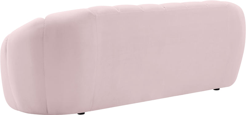 Elijah Pink Velvet Sofa