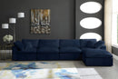 Cozy Navy Velvet Cloud Modular Sectional