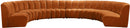 Infinity Cognac Velvet 8pc. Modular Sectional image