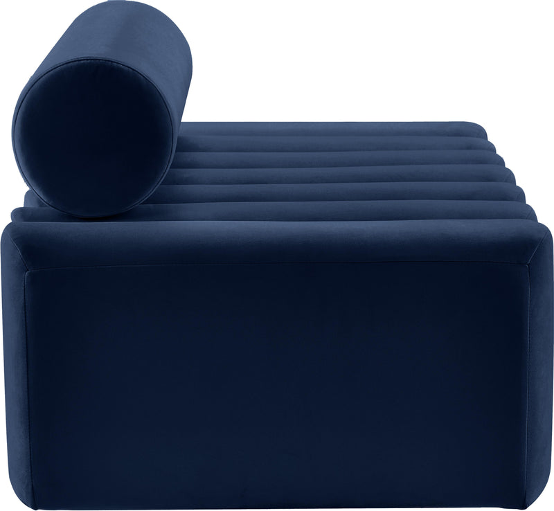 Melody Navy Velvet Loveseat