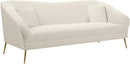 Hermosa Cream Velvet Sofa image