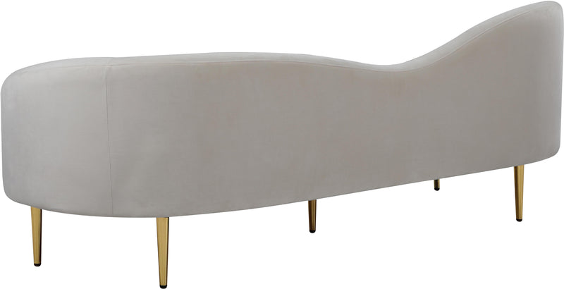 Ritz Cream Velvet Sofa