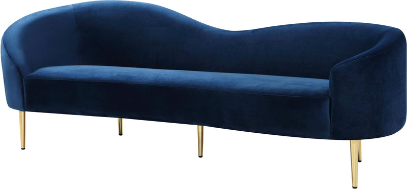 Ritz Navy Velvet Sofa image